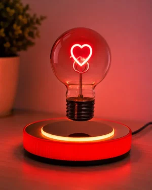 Magnetic Floating Heart Lamp