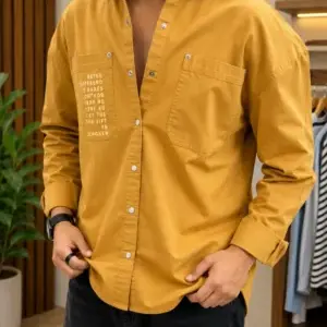 Men’s Solid Casual Shirt | Premium Cotton Blend Full Sleeve Shirt | Smart Casual Fashion Wear