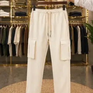 Men’s Premium Cargo Joggers – Comfort Fit with Utility Pockets