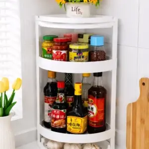 Modern Multi-Layer Kitchen Corner Storage Rack Organizer