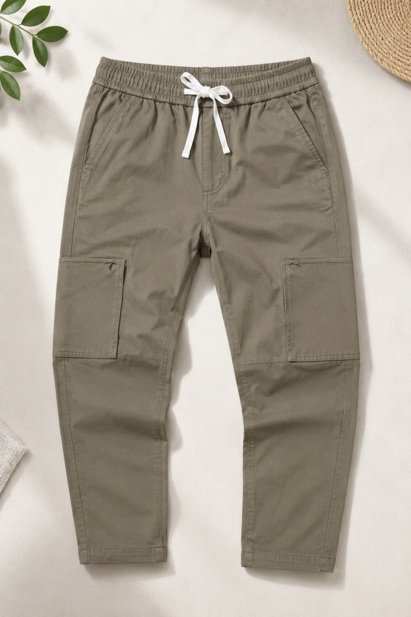 Men’s Korean Style Cargo Joggers – Premium Casual Lower